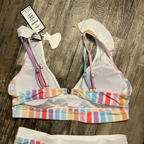 Colorful Striped Bikini Set Size XXL - Picture 8 of 11